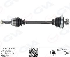 ÖN AKS KOMPLE SOL VOLVO S40 I 1.6-1.8 1.9DI 1.6 99...