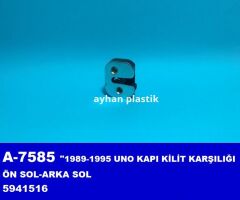 KAPI KİLİT KARŞILIĞI ÖN SOL-ARKA SOL UNO 1989-1995
