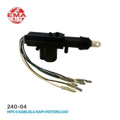 MERKEZİ KİLİT MOTORU 5 KABLO ARKA 24V ÜNİVERSAL