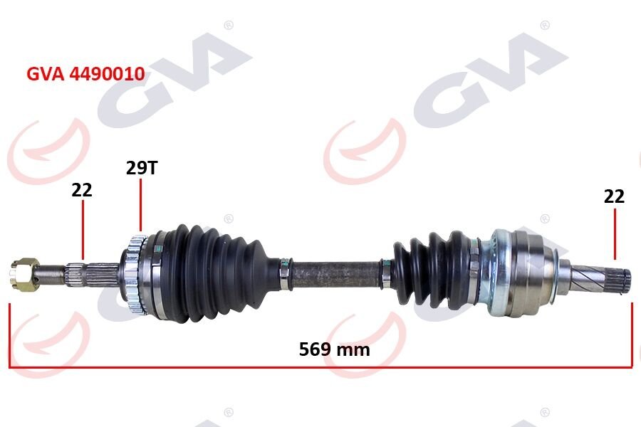 KOMPLE AKS SOL CORSA B 1.2i 16V (93-00) ABS'Lİ (56...