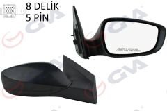 DIŞ DİKİZ AYNASI SAĞ BLUE 12> ELEKTRİKLİ+ISITMA...