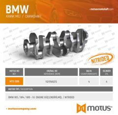 KRANK MİLİ BMW N13-N14-N18-1.6 ENGINE-GÜÇLENDİRİLM...