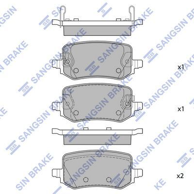 ARKA FREN BALATA HYUNDAI TUCSON Hybrid 1,6L D4FE d...