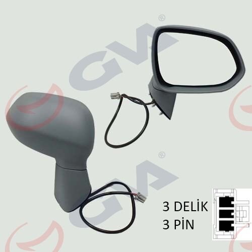 DIŞ DİKİZ AYNASI SAĞ JAZZ 04> ELEKTRİKLİ+ISITMA...