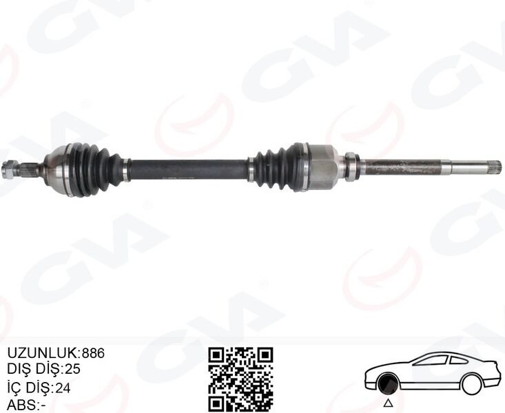 KOMPLE AKS ÖN SAĞ PSA 301 1.6 HDI 100 PS EURO 6 (1...