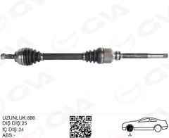 KOMPLE AKS ÖN SAĞ PSA 301 1.6 HDI 100 PS EURO 6 (1...