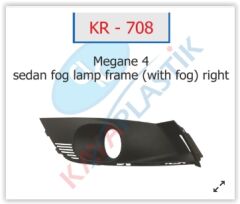 SİS FAR ÇERÇEVESİ SAĞ MGN 4 (SEDAN MODEL) (SİSLİ)
