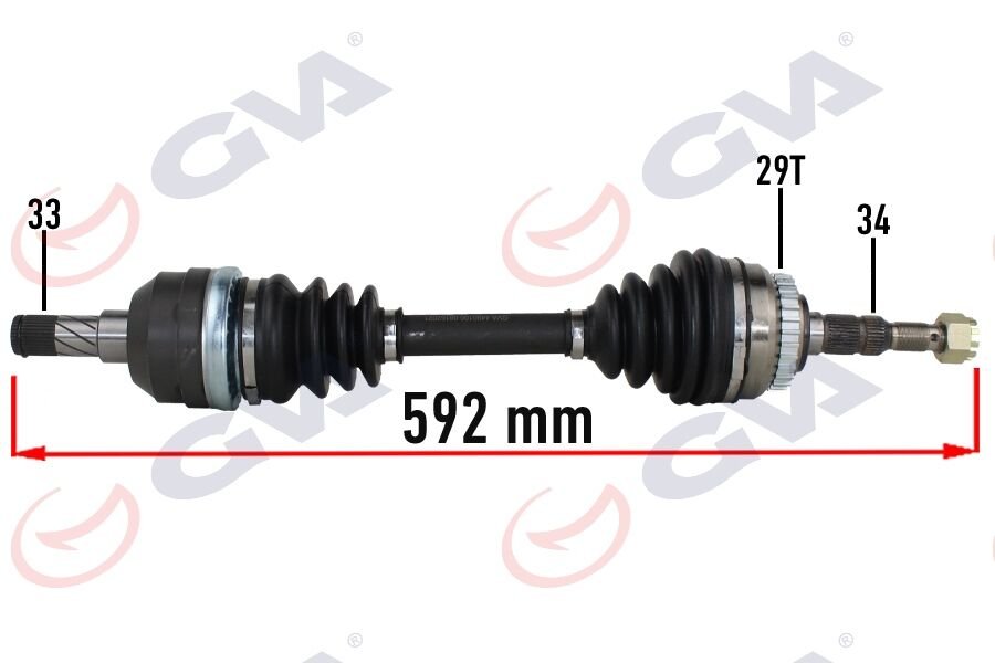 KOMPLE AKS SOL OPEL VECTRA A 1.8-2.0 (88-95)-ASTRA...