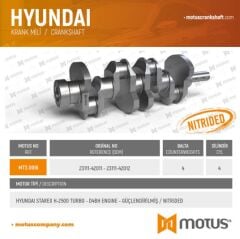 KRANK MİLİ BONGO TCI 2500 TURBO D4BH ENGINE-GÜÇLEN...