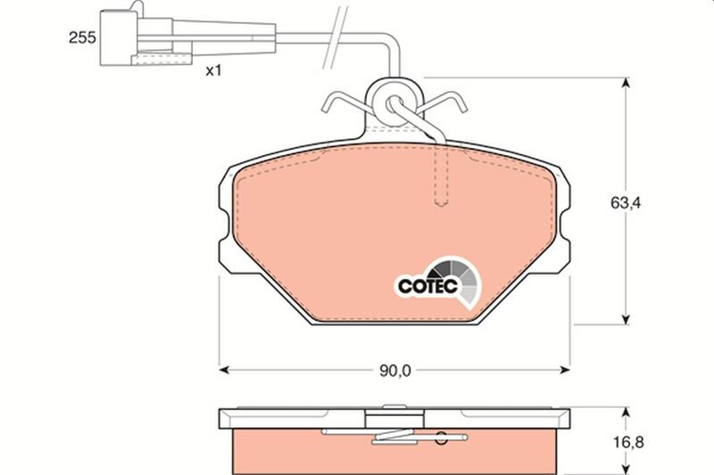 ÖN BALATA FİŞLİ TMPR-TİPO UNO 1.4-1.6 PANDA (85-04...