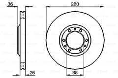 FREN DISKI ON FRONTERA A B 92-