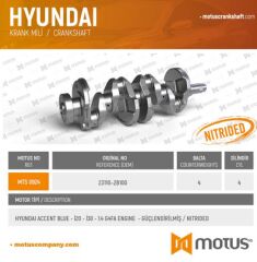 KRANK MİLİ CEED-RIO 1.4 G4FA ENGINE-2011 SONRASI-G...