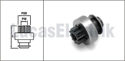 MARŞ DİŞLİSİ (10 DİŞ) (1209) ASTRA F-CORSA B-VECTR...