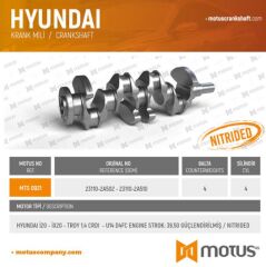 KRANK MİLİ CERATO-RIO 1.4 CRDI U14 D4FC ENGINESTRO...