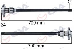 AKS ARKA (SET) (ORS RULMANLI) M131 SLX 2000 YM (KA...