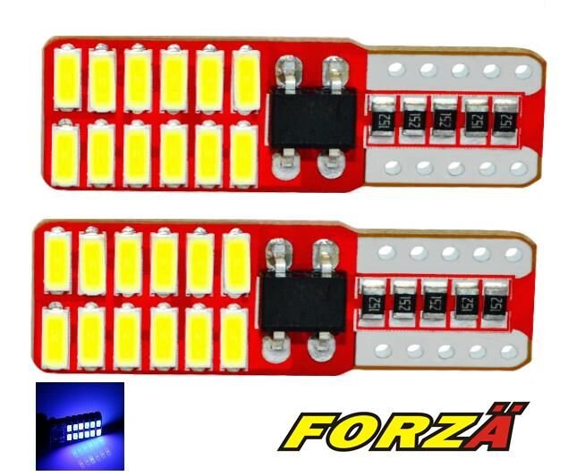 T10 12V 24 LED SMD CANBUS MAVİ