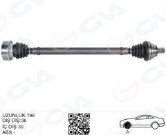 KOMPLE AKS SAĞ (DÜZ VİTES) GOLF5-GOLF6-JETTA-A3-LE...