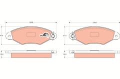 ÖN FREN BALATASI RENAULT KANGOO 97> CLIO SYMBOL...