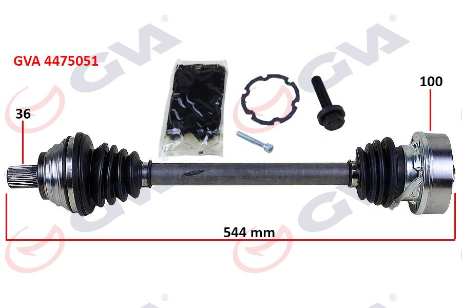 KOMPLE AKS SOL GOLF 5/6-A3-LEON-OCTAVIA 1.6 (102 h...