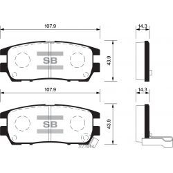 ARKA FREN BALATASI PAJERO 2.4 (1991-94)-2.5 TDI (1...