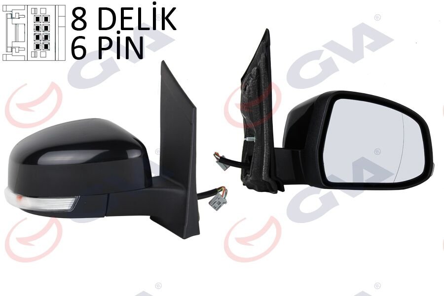 DIŞ DİKİZ AYNASI SAĞ FORD FOCUS 08> ELEKTRİKLİ-...