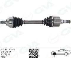 ÖN AKS KOMPLE SOL VOLVO V40 II 2.0 12> C30 2.0...