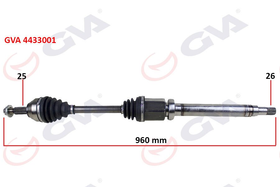 ÖN KOMPLE AKS SAĞ TRANSIT CONNECT 1.8 TDCI 02>1...
