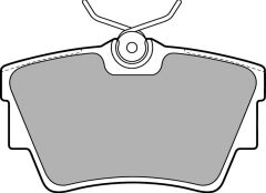 ARKA FREN BALATASI RENAULT TRAFIC II 06> TRAFIC...