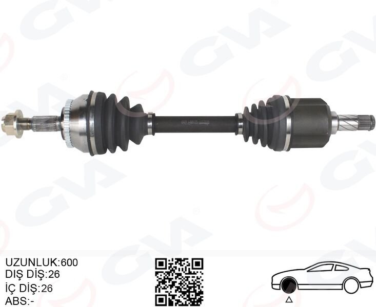 KOMPLE AKS SOL V40 I 2.0 T 00>03 S40 I 2.0 T 97...