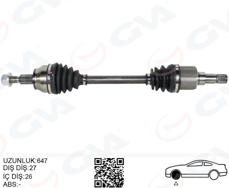 KOMPLE ÖN AKS SOL CONNECT 14> 1.6 TDCI