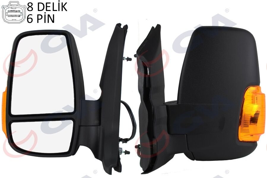 DIŞ DİKİZ AYNASI SOL TRANSIT V363 14> KISA KOL ...