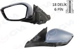 DIŞ DİKİZ AYNASI  SOL OPEL ASTRA L 22> PEUGEOT ...