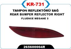 TAMPON REFLEKTÖRÜ SAĞ FLUENCE-MEGANE 3
