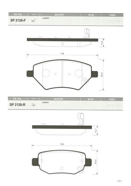 BALATA ARKA DİSK CHERY B12-G6R