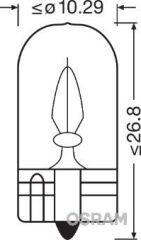 BLİSTER AMBALAJ - AMPUL 24V 3W DİPSİZ GÖSTERĞE (İK...
