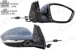 DIŞ DİKİZ AYNASI SAĞ MANUEL KATLANIR OPEL CORSA F ...