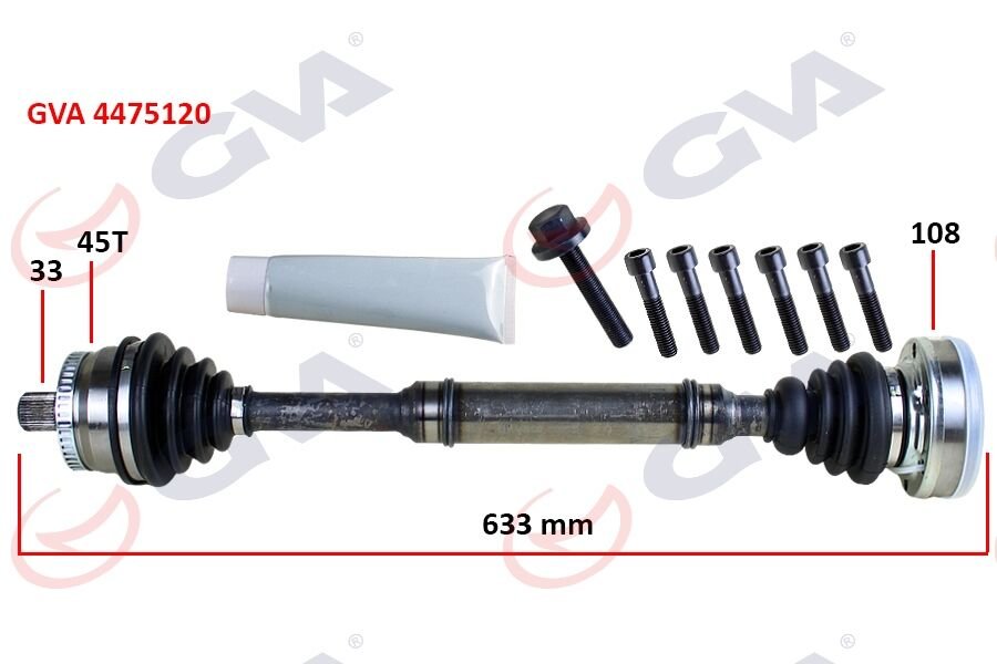 KOMPLE AKS SAĞ ABS'Lİ A4-PASSAT 1.8T (96-01) (45 D...