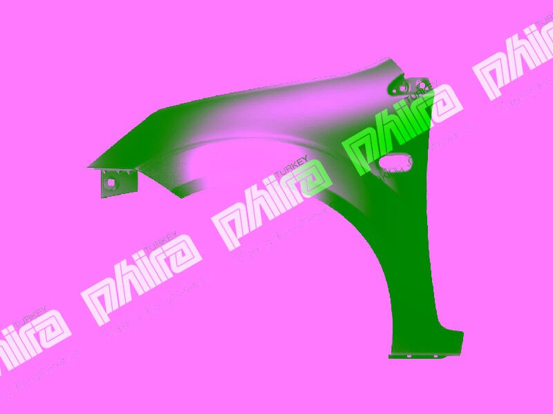 ÇAMURLUK ÖN SOL SİNYAL DELİKLİ SAC FORD FIESTA/FUS...