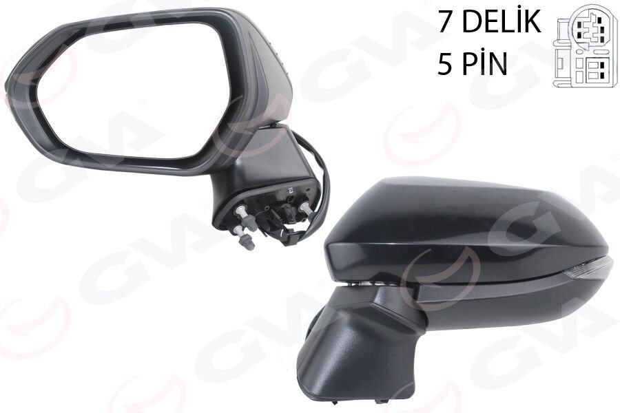 DIŞ DİKİZ AYNASI SOL (ELEKTİKLİ+SİNYALLİ+KONV+SİYA...