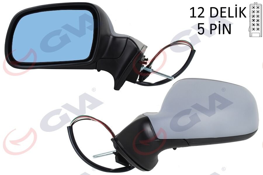 DIŞ DİKİZ AYNASI SOL 407 05> ELEKTRİKLİ+ISITMAL...