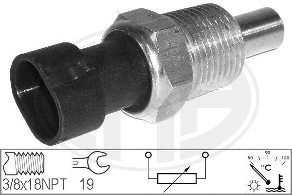 SU SICAKLIK MUSURU 292 MM ASTRA G CORSA C MERIVA A VECTRA C Y17DT Z30DT 98-
