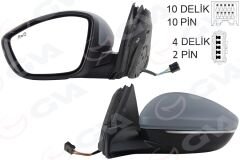 DIŞ DİKİZ AYNASI SOL CORSA (19-) ELEKTİRKLİ+KATLA...