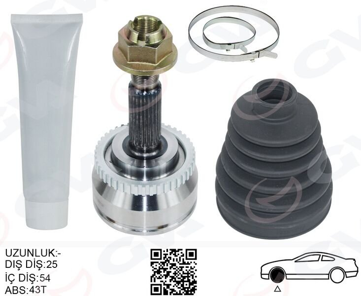 ÖN AKS KAFASI DIŞ SAĞ-SOL VOLVOS40 I 97>04 1.8...