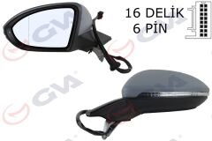 DIŞ DİKİZ AYNASI SOL GOLF 13> ELEKTRİKLİ+ISITMA...
