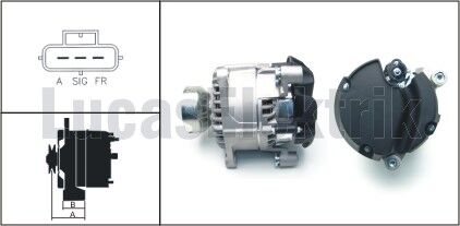 ALTERNATOR 12V 120A FOCUS 1.8TDDI 98>05 CONNECT...