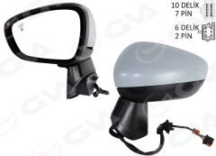 DIŞ DİKİZ AYNASI KOMPLE SOL OPEL CROSSLAND 17> ...