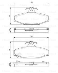 FREN BALATASI ARKA ALFA ROMEO-SYONG KORONDA 98-