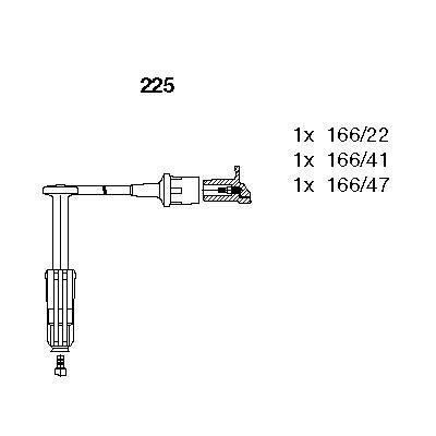 ATESLEME KABLOSU SETI MERCEDES M104 W124 S124 C124...