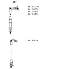 ATESLEME KABLOSU SETI MERCEDES M110 W114 W123 W116...