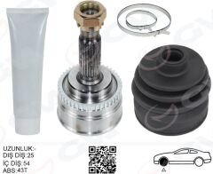 ÖN AKS KAFASI DIŞ SAĞ-SOL VOLVO S40 -V40 1.8 99>...